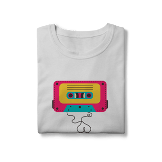 Nome do produto Camiseta Baby Long Classic - FITA CASSETE