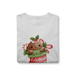 Nome do produto T-Shirt Classic -  Ginger Love Meia | Natal