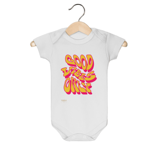 Nome do produto Body Infantil - GOOD VIBES ONLY