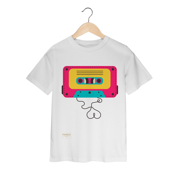 Camiseta Classic Infantil - FITA CASSETE