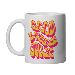Nome do produto Caneca — GOOD VIBES ONLY