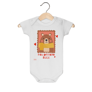 Nome do produtoBody Infantil Urso – Meu Primeiro Natal