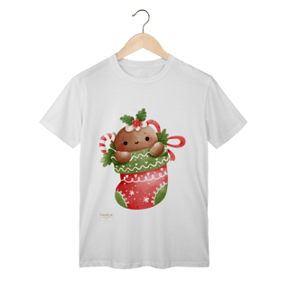 Nome do produto T-Shirt Classic -  Ginger Love Meia | Natal