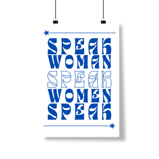 Nome do produtoPoster Retrato - OWN YOUR VOICE