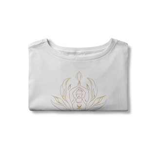 Nome do produtoCamisa Cropped branca — Serenidade em Movimento — Coleção Presença 