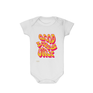 Nome do produto Body Infantil - GOOD VIBES ONLY