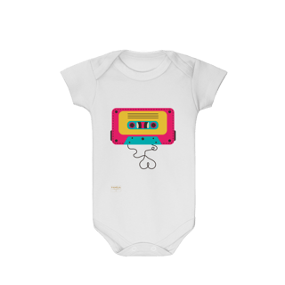 Nome do produto Body Infantil - FITA CASSETE