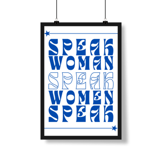 Nome do produtoPoster Retrato - OWN YOUR VOICE