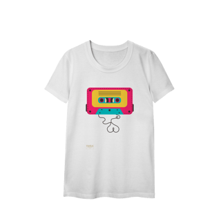 Nome do produto Camiseta Baby Long Classic - FITA CASSETE