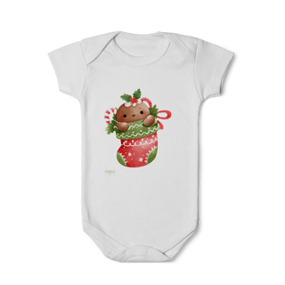 Nome do produto Body Infantil -  Ginger Love Meia | Natal