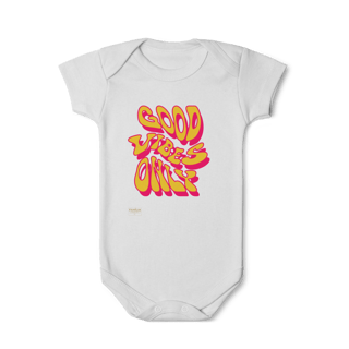 Nome do produto Body Infantil - GOOD VIBES ONLY