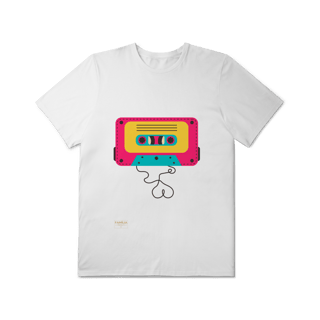 Nome do produto T-Shirt Plus Size - FITA CASSETE