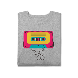 Nome do produto T-Shirt Plus Size - FITA CASSETE