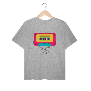Nome do produto T-Shirt Plus Size - FITA CASSETE