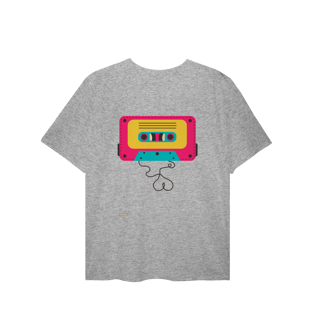Nome do produto T-Shirt Plus Size - FITA CASSETE