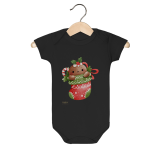 Nome do produto Body Infantil -  Ginger Love Meia | Natal