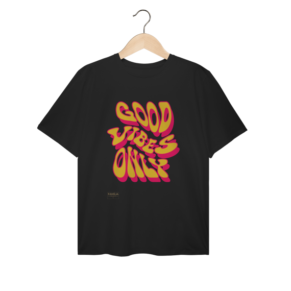 T-Shirt Plus Size - GOOD VIBES ONLY
