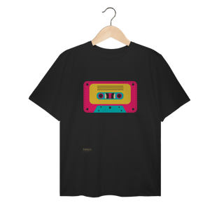 Nome do produto T-Shirt Plus Size - FITA CASSETE