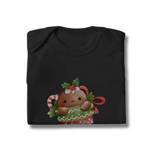 Nome do produto Body Infantil -  Ginger Love Meia | Natal