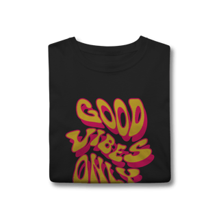Nome do produto T-Shirt Classic - GOOD VIBES ONLY