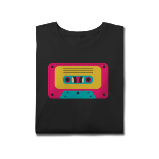 Nome do produto T-Shirt Plus Size - FITA CASSETE