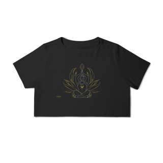 Nome do produtoCamisa Cropped preta — Serenidade em Movimento — Coleção Presença 