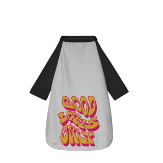 Nome do produto Camisa Pet Dog — GOOD VIBES ONLY