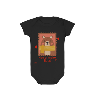Nome do produtoBody Infantil Urso – Meu Primeiro Natal