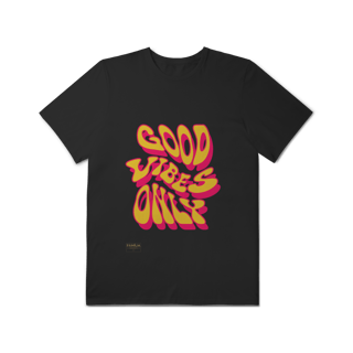 Nome do produto T-Shirt Plus Size - GOOD VIBES ONLY