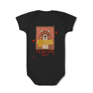 Nome do produtoBody Infantil Urso – Meu Primeiro Natal