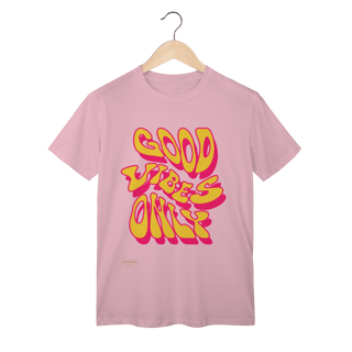 Nome do produto T-Shirt Classic - GOOD VIBES ONLY