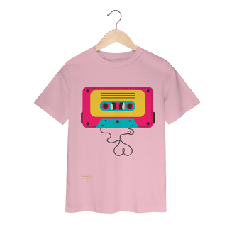 Nome do produto Camiseta Classic Infantil - FITA CASSETE