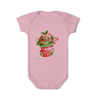 Nome do produto Body Infantil -  Ginger Love Meia | Natal