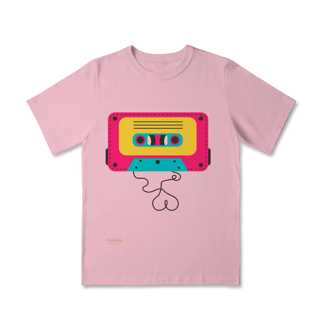 Nome do produto Camiseta Classic Infantil - FITA CASSETE