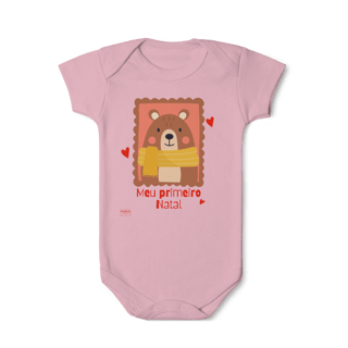 Nome do produtoBody Infantil Urso – Meu Primeiro Natal