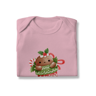 Nome do produto Body Infantil -  Ginger Love Meia | Natal
