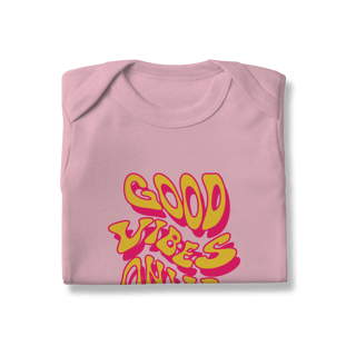 Nome do produto Body Infantil - GOOD VIBES ONLY