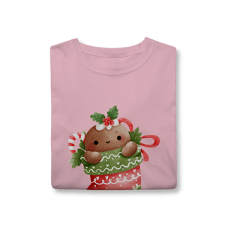 Nome do produto T-Shirt Classic -  Ginger Love Meia | Natal