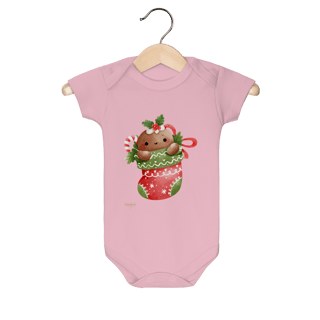Nome do produto Body Infantil -  Ginger Love Meia | Natal