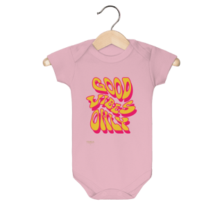 Nome do produto Body Infantil - GOOD VIBES ONLY