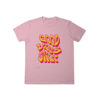 Nome do produto T-Shirt Classic - GOOD VIBES ONLY