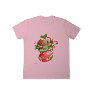 Nome do produto T-Shirt Classic -  Ginger Love Meia | Natal