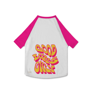 Nome do produto Camisa Pet Dog — GOOD VIBES ONLY