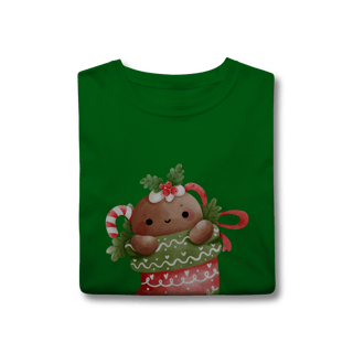 Nome do produto T-Shirt Classic -  Ginger Love Meia | Natal