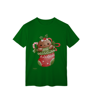 Nome do produto T-Shirt Classic -  Ginger Love Meia | Natal