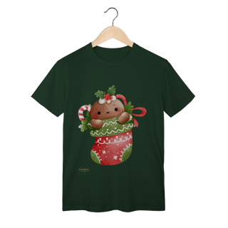 Nome do produto T-Shirt Classic -  Ginger Love Meia | Natal