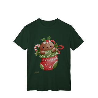 Nome do produto T-Shirt Classic -  Ginger Love Meia | Natal