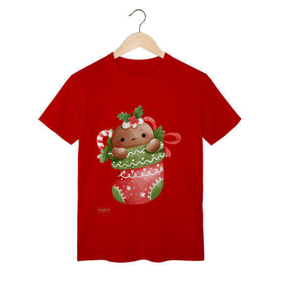 T-Shirt Classic -  Ginger Love Meia | Natal