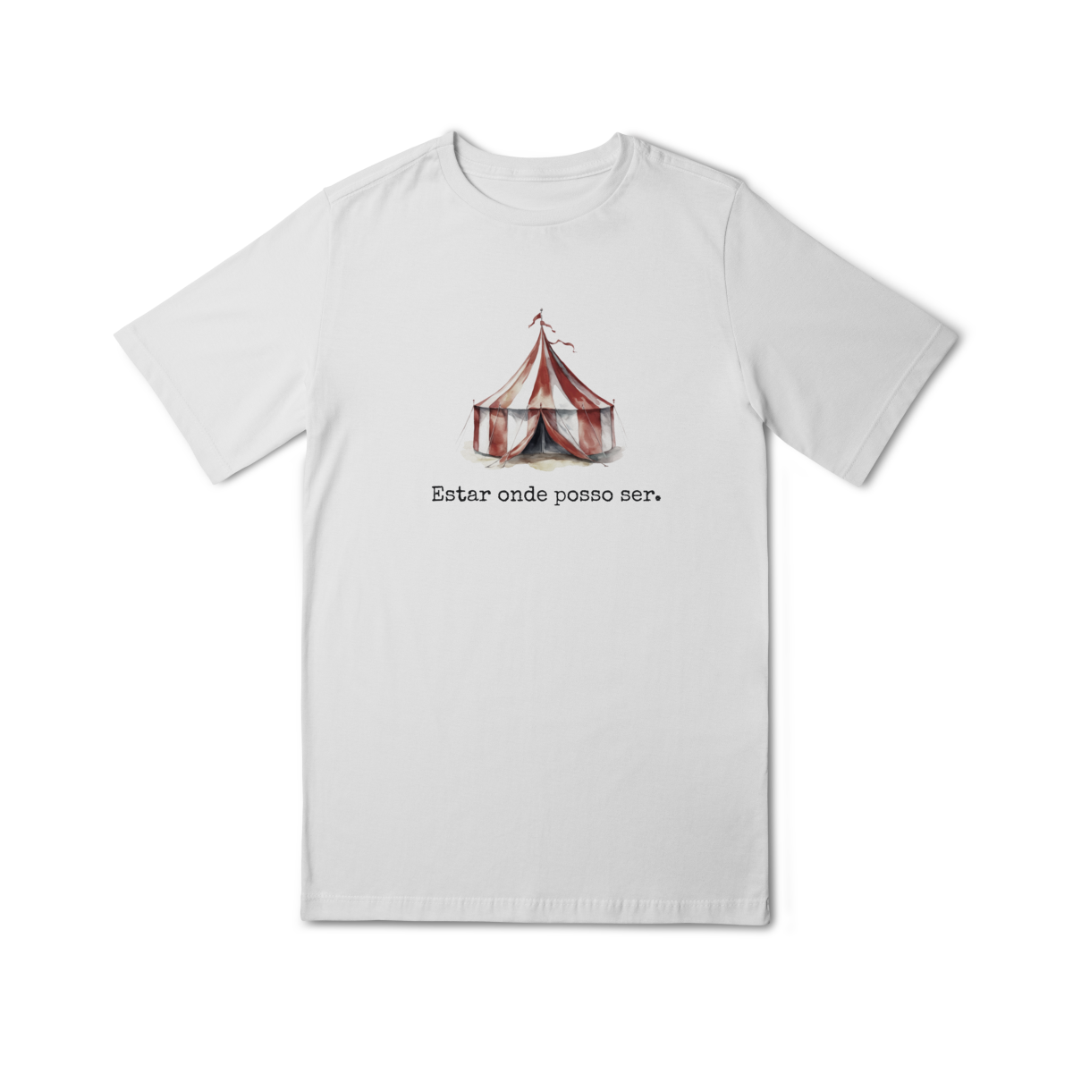 Nome do produto: Camisa Infantil (10 a 14) Estar onde posso ser.