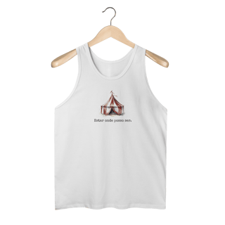 Regata Masculina Estar onde posso ser.